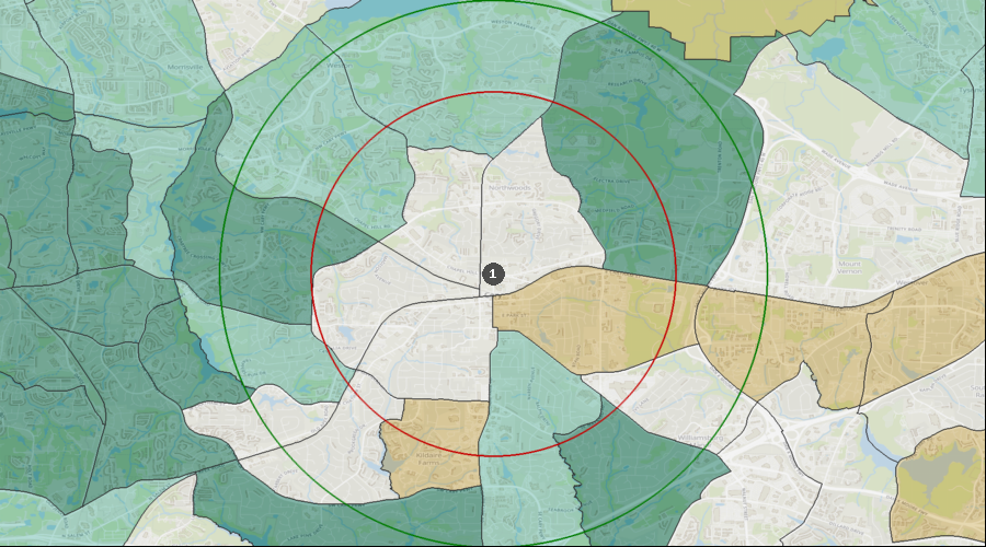 Cary, North Carolina - Average Household Expenditure for Health Insurance